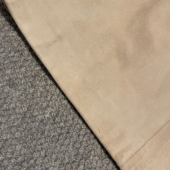 Camel Suede Leather Skirt by Nine  West - Picture 4 of 4
